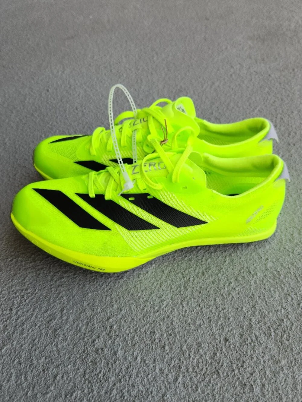 Adidas Adizero Finesse Lucid Lemon Track Spikes Shoes IG 2018 Men's Size 11.5 US